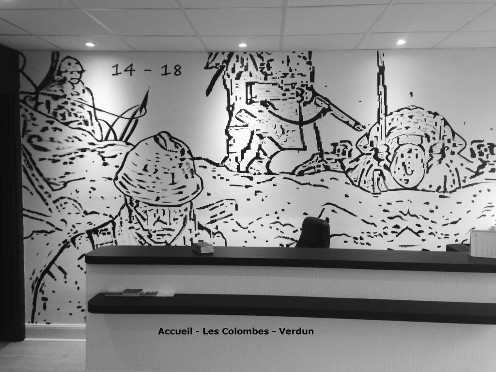 Hotel Les Colombes Verdun-sur-Meuse Exteriér fotografie